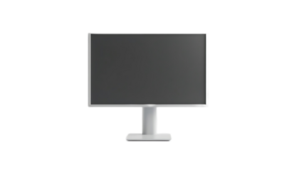 Modern Computer Monitor with Slim Design on Transparent Background