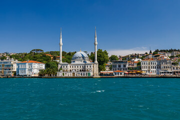 Hamid-i Evvel Camii ,seen from the Bosphorus, Istanbul, Turkey