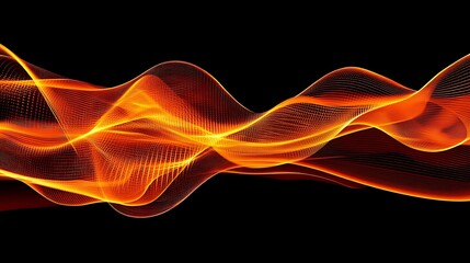 Abstract fiery waves (50)