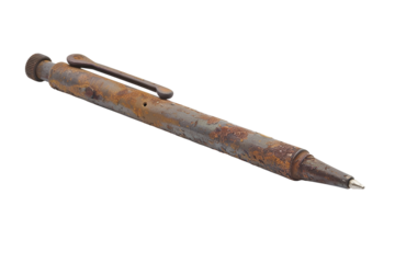 Rusty old pen vintage writing tool