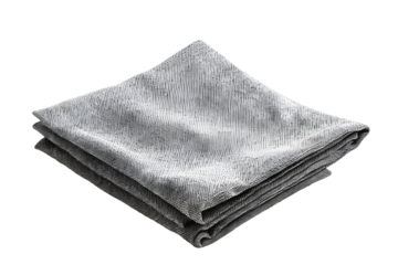 Folded gray textile fabric texture close up