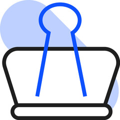 modern-minimalist-paper-clip-icon-illustration-vector