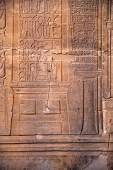 Hieroglyphs, Temple of Kom Ombo, Egypt