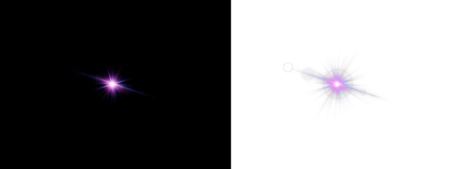 PNG Radiant Holiday Sunlight with White Glow Trail