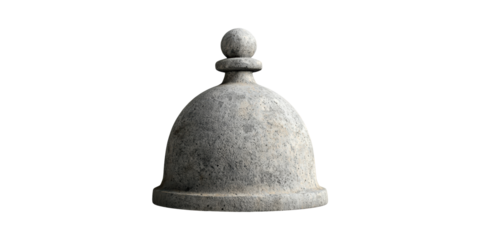 Concrete Bell Isolated On Transparent Background