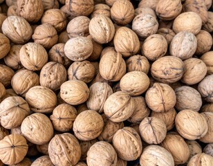 Close-up of many walnuts (3)