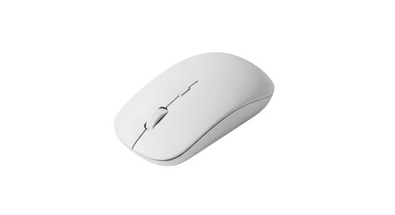 White wireless computer mouse