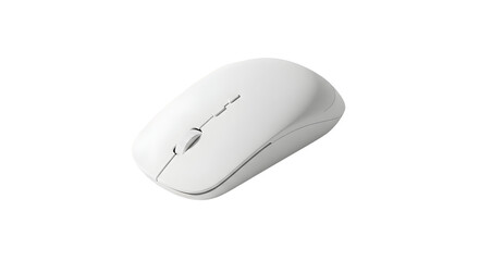 White wireless computer mouse