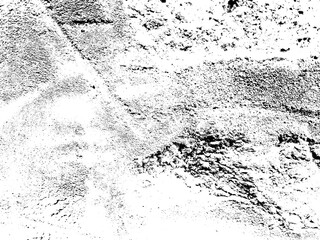 Black and white distressed old stone wall texture overlay effect, grunge texture design element