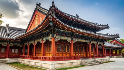 Ornate Chinese-style temple
