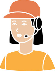 Playful cartoon delivery and courier illustrations