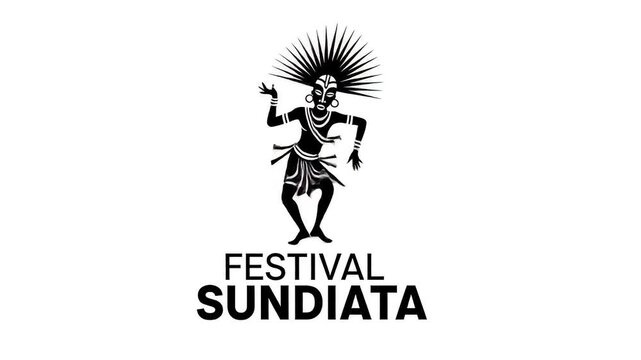 Attendees' Feet and Legs at "Festival Sundiata" with Event Text Overlay