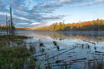 lake in the autumn