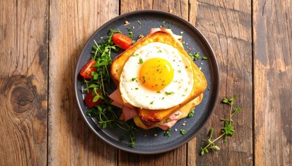 French toast sandwich with egg