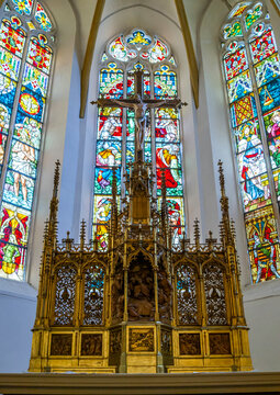 The sanctuary of Saint Thomas Church, Saxony, Leipzig, Germany