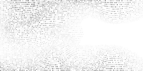 Modern dot gradient texture. Vanishing polka dot background. Repeating dots gradation design