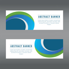 Vector abstract design banner template. vector illustration