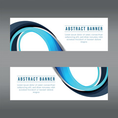 Vector abstract design banner template. vector illustration