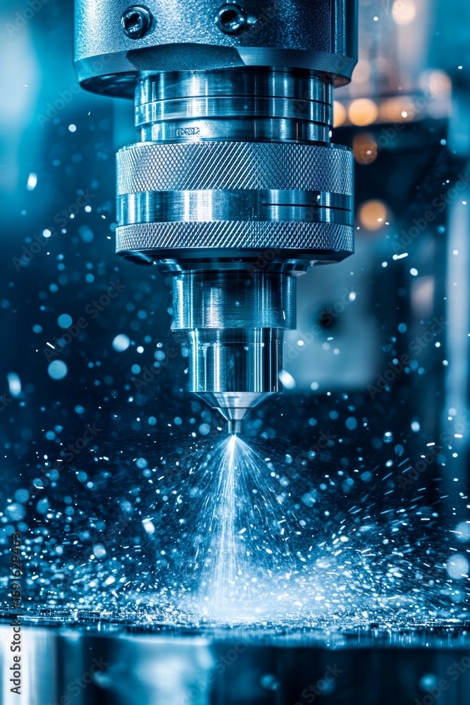 Poster sophisticated metallic precision forming using advanced computer numerical control operations
