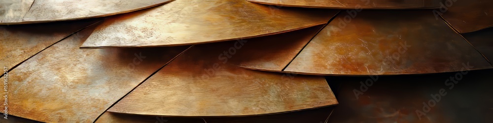 Poster elegant golden pattern design with geometric shapes for a luxurious and sophisticated background