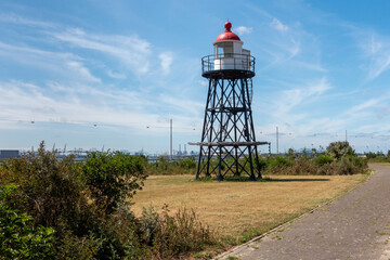 Het hoge licht aan de Koningin Emmaboulevard in Hoek van Holland