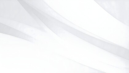 Minimalist abstract background with smooth, flowing white and gray waves. A clean, modern, and simple design with copy space. Elegant wallpaper for a corporate or medical presentation.