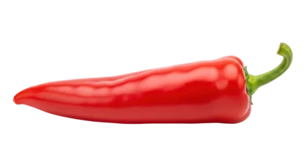 Blickdichte Vorhänge Chilischoten Isolated Red Pepper  © Timo