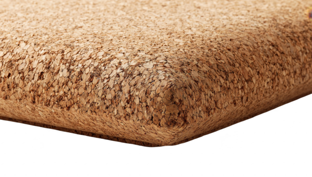 Close-up of a cork corner
