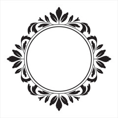 frame with laurel wreath
