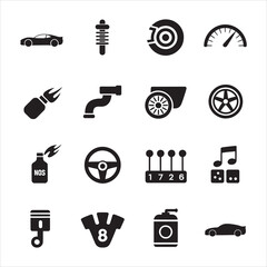 Fototapeta premium car service icons