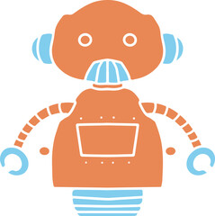 Playful cartoon childern toys illustrations