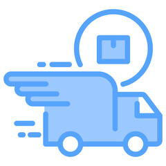 Delivery Blue Icon