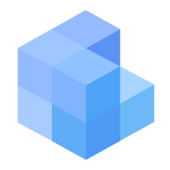 3D Box Rectangle Glassmorphism UI Icon Sign and Symbol Design Illustrator Png Svg	
