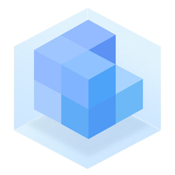 3D Box Rectangle Glassmorphism UI Icon Sign and Symbol Design Illustrator Png Svg	
