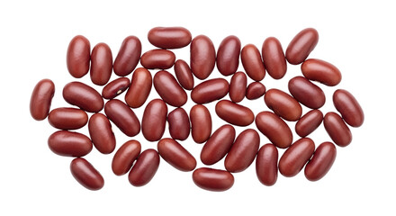Isolated Pile of Red Kidney Beans