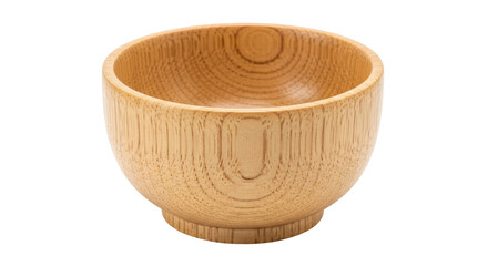 Isolated Wooden Bowl