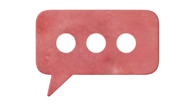 Isolated Speech Bubble