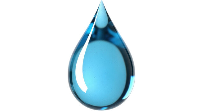 Isolated Water Drop