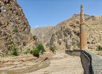 Jam, Afghanistan - one of the most mystical attractions in Afghanistan, the Minaret of Jam stands isolated in a remote and nearly inaccessible valley of the Shahrak District