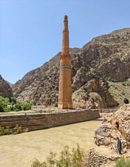 Jam, Afghanistan - one of the most mystical attractions in Afghanistan, the Minaret of Jam stands isolated in a remote and nearly inaccessible valley of the Shahrak District