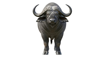 Isolated African Buffalo