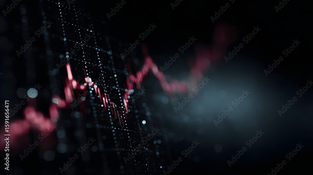 Aufkleber diversified portfolio allocation analysis with lighting and sharp focus