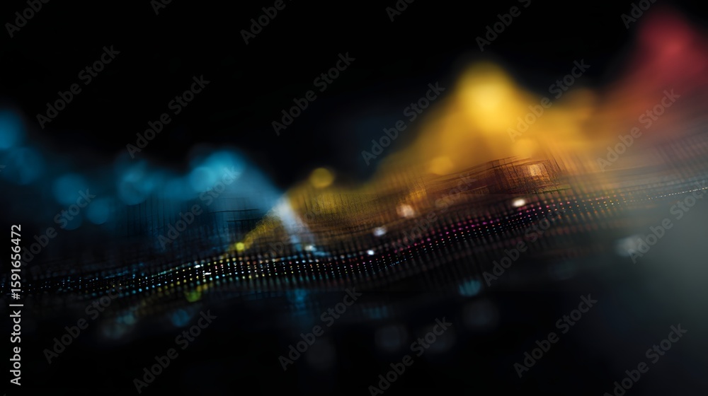 Poster diversified portfolio allocation visualized through a dynamic graph