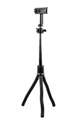 Telescopic Tripod with Flexible Legs and Phone Mount