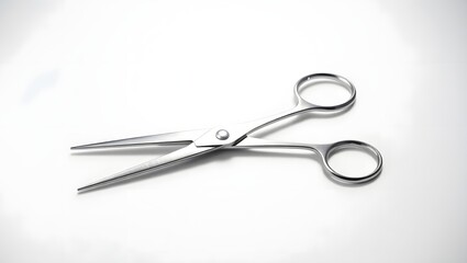 scissors on white background