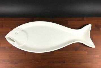 Salmon Serving Platter A large oval serving platter designed to