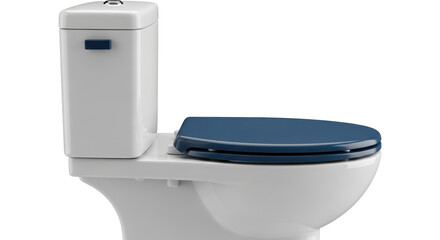 Isolated White Toilet Bowl