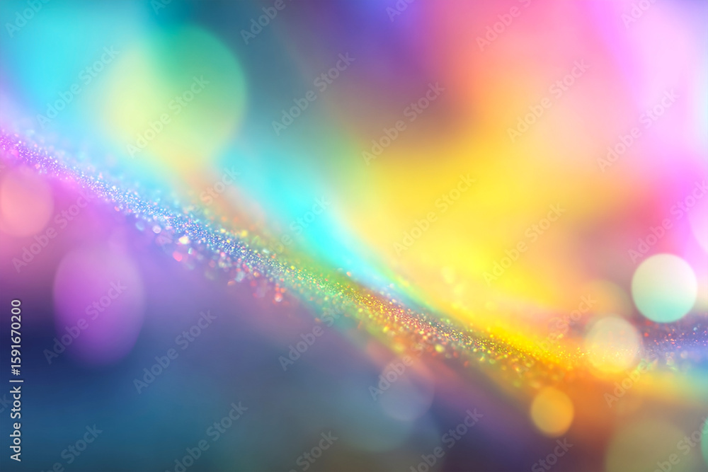 Poster gradient spectrum shines. abstract bokeh design element, colorful blurred background. use for web, m