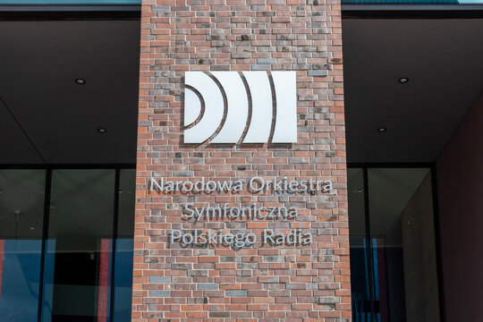 Katowice, Poland - April 15, 2023: National Polish Radio Symphony Orchestra, Narodowa Orkiestra Symfoniczna Polskiego Radia w Katowicach