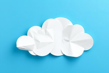 Cloud Cloud with a paper texture